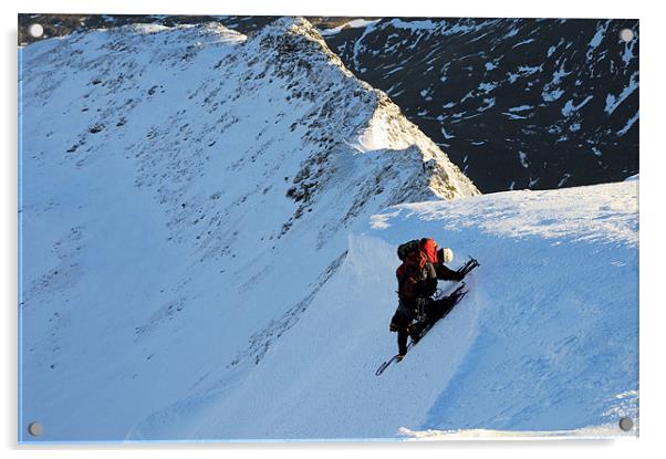 Ice climbers 3 Acrylic by Robert Fielding