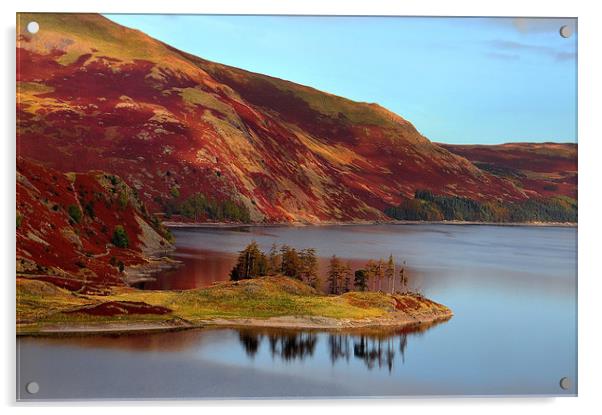 Haweswater in autumn Acrylic by Robert Fielding