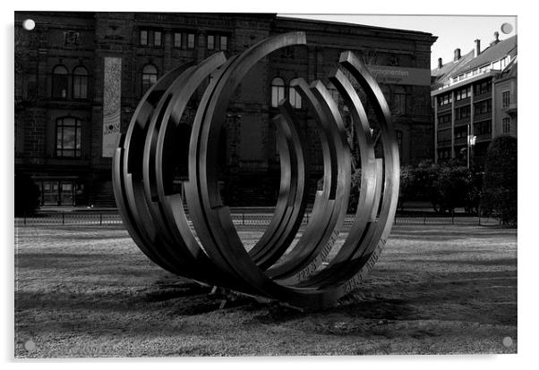 Rings in Bergen Acrylic by John Boekee