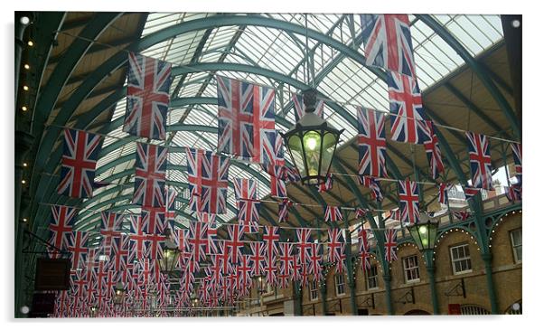 Covent Garden over the Jubilee Acrylic by Ben Robinson