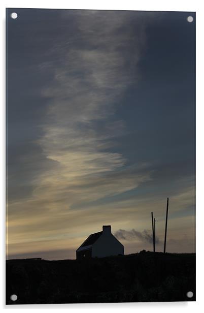 Light on the Bothy Acrylic by Linda Somers