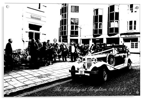 The Wedding at Brighton 04.08.12 Acrylic by Rui Fernandes