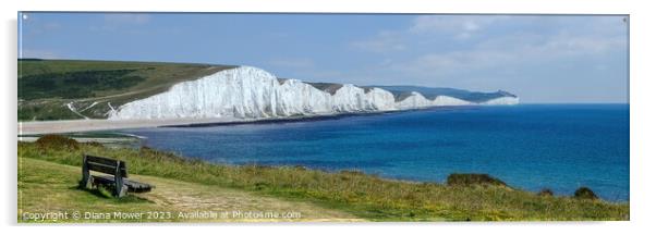 Seven Sisters panoramic view Acrylic by Diana Mower