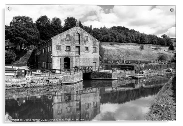 Standedge Visitor Centre Yorkshire. Acrylic by Diana Mower