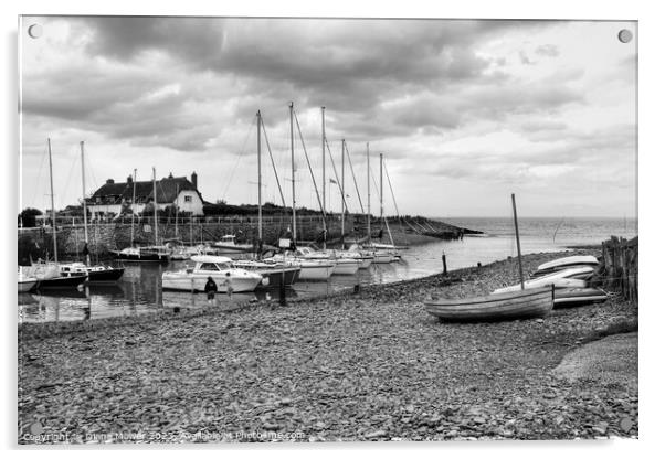 Porlock Weir Somerset   Acrylic by Diana Mower