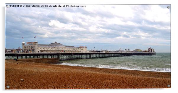 Brighton Pier Acrylic by Diana Mower