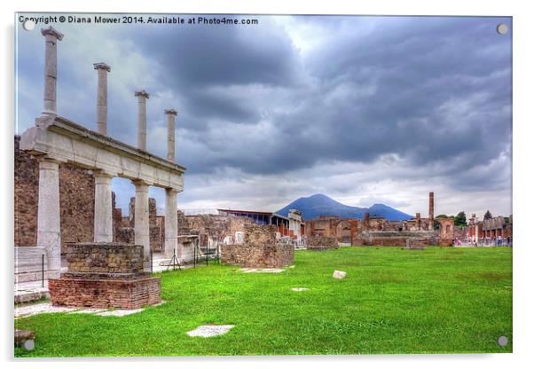 Pompeii Acrylic by Diana Mower