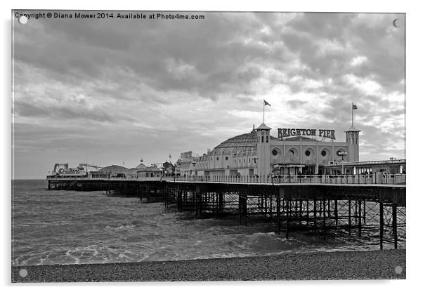 Brighton Pier   Acrylic by Diana Mower