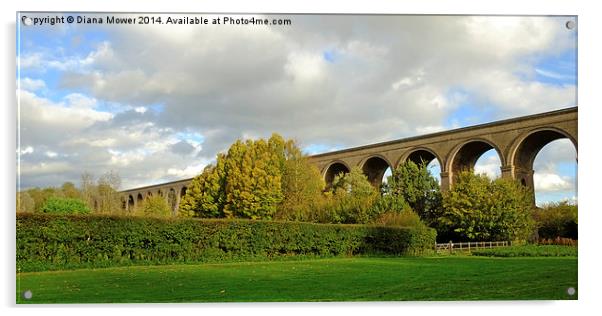 Chappel Viaduct  Acrylic by Diana Mower