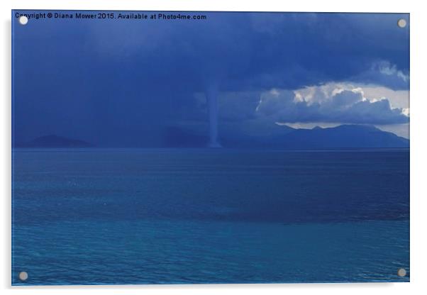  Funnel  Cloud  Acrylic by Diana Mower