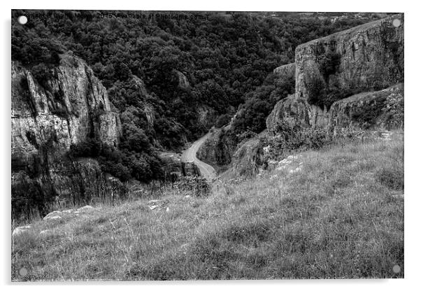  Cheddar Gorge   Acrylic by Diana Mower