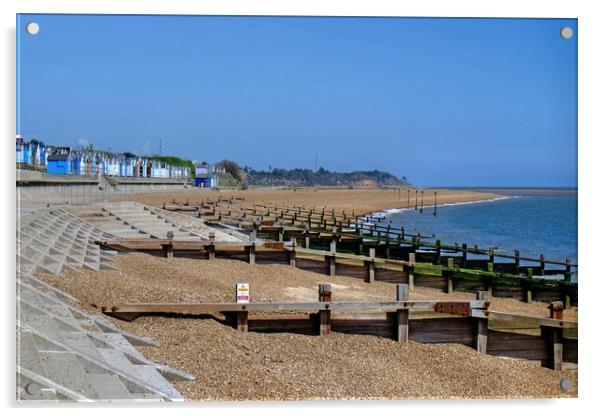 Felixstowe Ferry Acrylic by Diana Mower