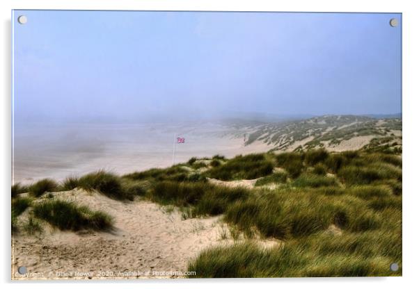 Camber Sands Sussex  Acrylic by Diana Mower