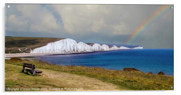 Seven Sisters Rainbow Acrylic by Diana Mower