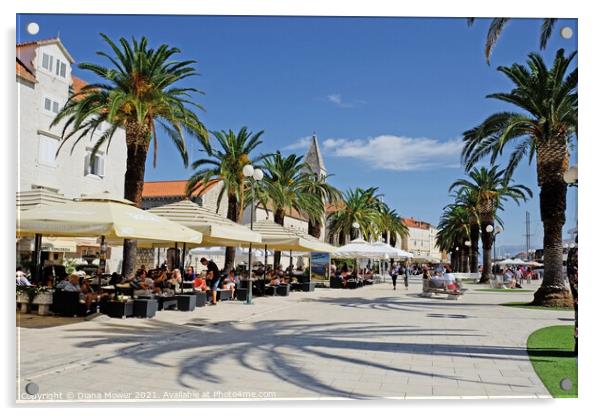 Trogir Historic town Croatia Acrylic by Diana Mower