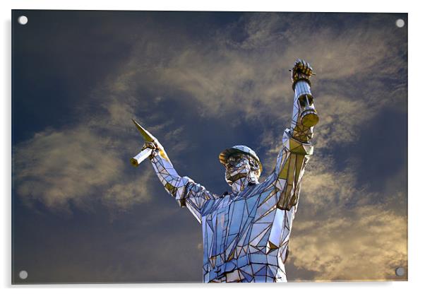 Brownhills Miner Acrylic by Shane Lewis