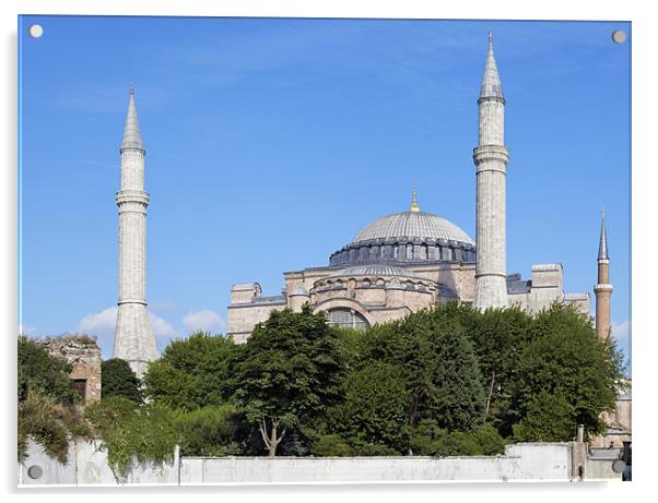 Other side of Hagia Sophia Acrylic by Arfabita  