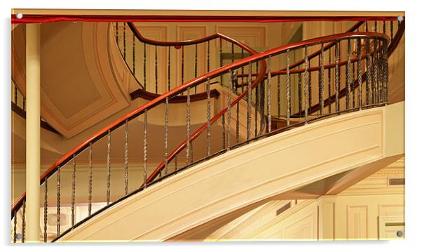 Framed spiral staircase Acrylic by Arfabita  