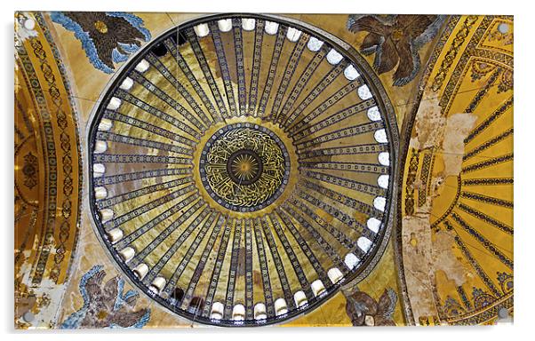 Inner main dome murials Hagia Sophia Acrylic by Arfabita  