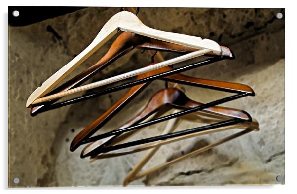Cavemans wardrobe with hangers Acrylic by Arfabita  
