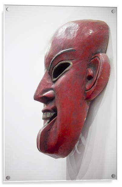 The Mask when you are smiling Acrylic by Arfabita  