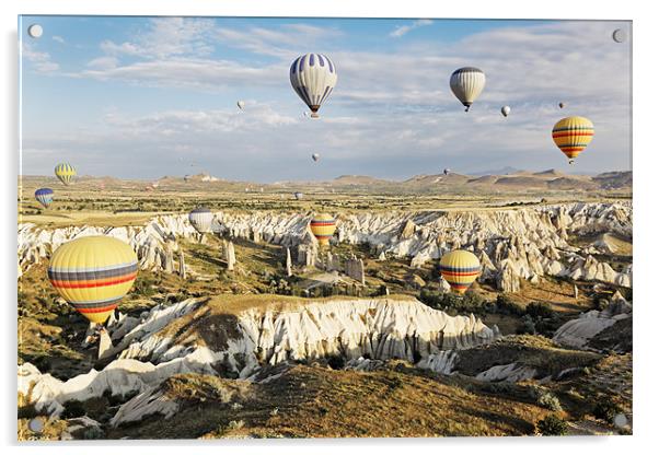 Gorgious hot air balloons Acrylic by Arfabita  