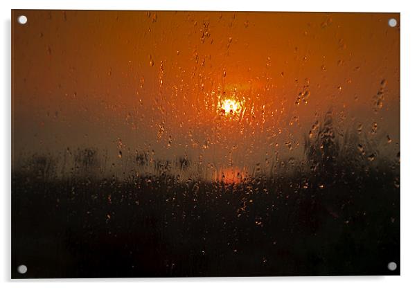Steamy Sunrise Acrylic by Arfabita  
