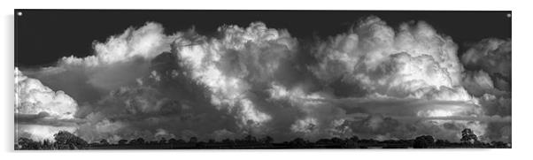 Cumulonimbus Panoramic. Acrylic by Mark Harper