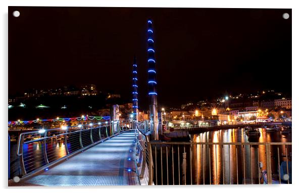 The Millennium Bridge Acrylic by Louise Wagstaff