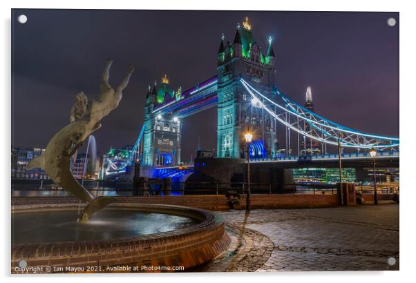 Tower Bridge  Acrylic by Ian Mayou