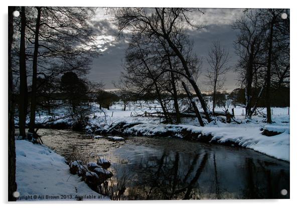 Cold & Crisp and even Acrylic by Ali Brown