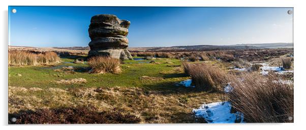 Eagle Stone Panorama Acrylic by Jonathan Swetnam