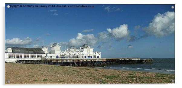  SOUTH PARADE PIER PORTSMOUTH Acrylic by Anthony Kellaway