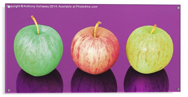  APPLES  Acrylic by Anthony Kellaway