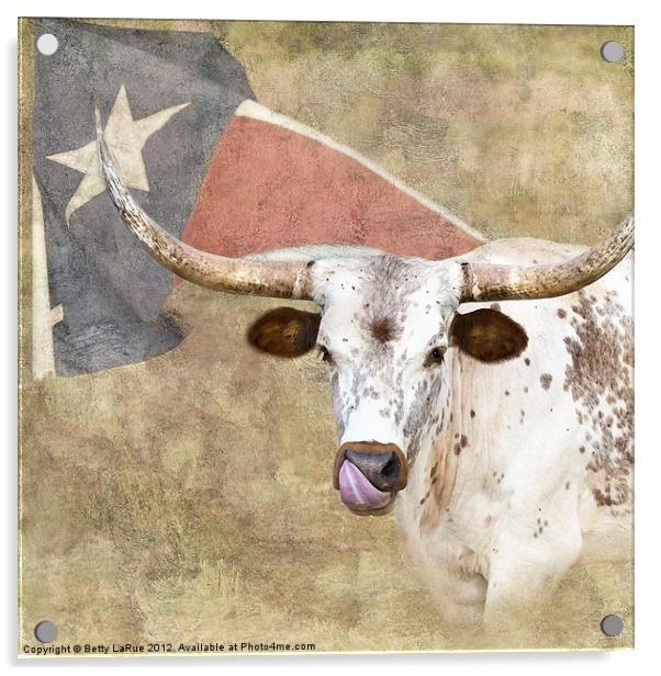 Texas Pride Acrylic by Betty LaRue