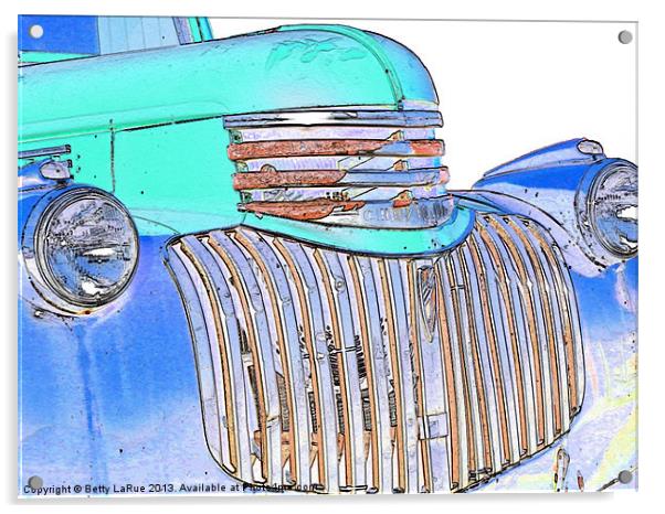 Chevrolet Pickup 3 Acrylic by Betty LaRue