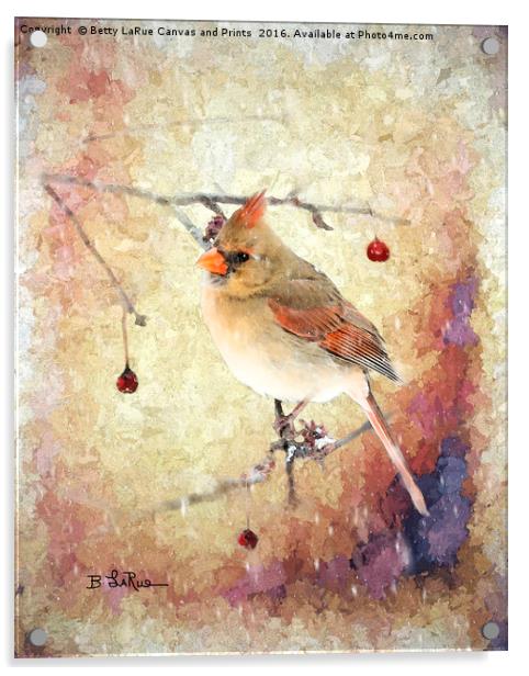 A Delicate Thing Acrylic by Betty LaRue