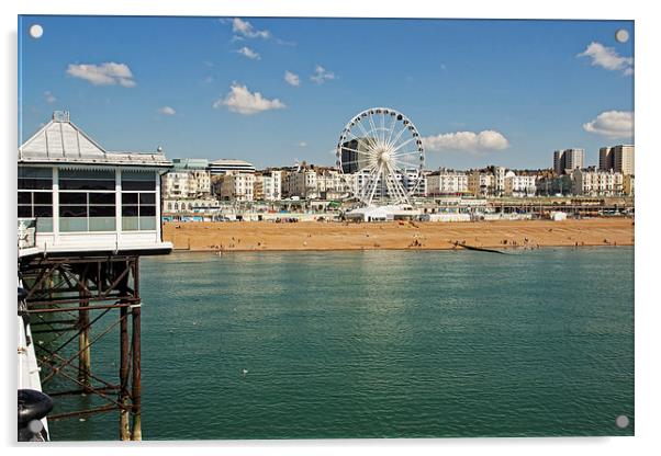Brighton Seafront Acrylic by VICTORIA HENDRICK
