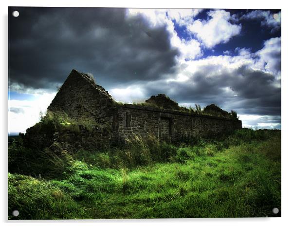 Derelict Remains Acrylic by Alan Todd