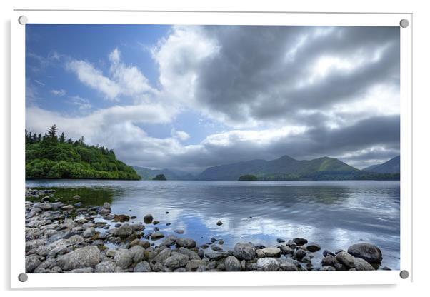 Derwent Water Acrylic by Andrew Roland