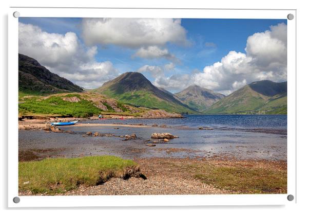 Wast Water Acrylic by Andrew Roland
