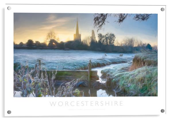 Worcestershire Acrylic by Andrew Roland