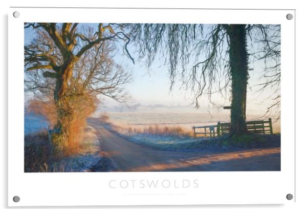 Cotswolds Acrylic by Andrew Roland
