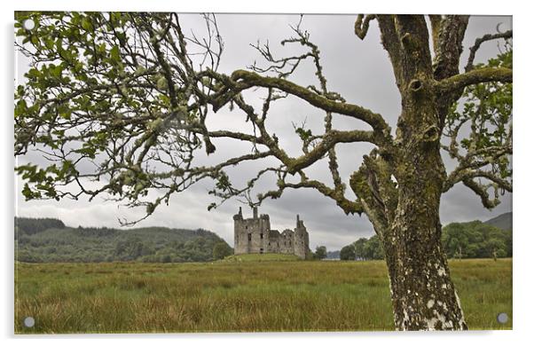 Kilchurn Castle Acrylic by James Marsden