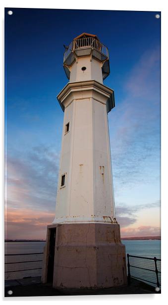 Newhaven Lighthouse Acrylic by James Marsden