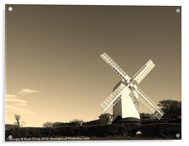 Jill Windmill Acrylic by Allan Philip