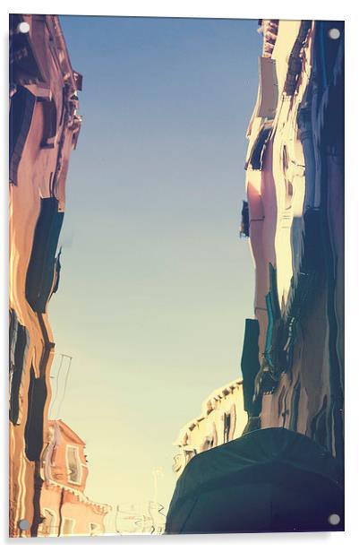 Reflections in Venice Acrylic by Chiara Cattaruzzi
