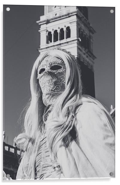 An angel in Venice Acrylic by Chiara Cattaruzzi