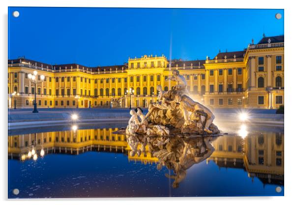 Schönbrunn Palace Acrylic by peter schickert