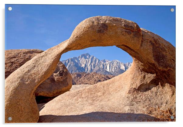 Alabama Hills Acrylic by peter schickert